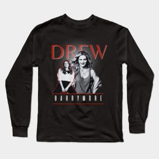 Drew barrymore +++ 80s retro fan Long Sleeve T-Shirt